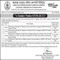 Procurement of 2nd Stage GT Industrial Air Filter (Pre-Filter) for Ashuganj 450MWCCPP (South), Zone-B of APSCL.