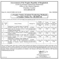 Construction of Ghatla at East bank of Upazila Parishad pond under Chandina Upazila, Cumilla.