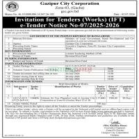 Estimate for Tree Plantation work in Gazipur City Corporation at Zone-03 (Gacha) Ward 32 to 38