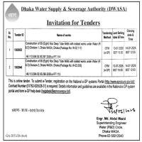 Construction of 08 (Eight) Nos Deep Tube Wells with related works under Water (R & D) Division-1, Dhaka WASA, Dhaka (Package No: W-02.117)