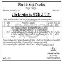 Installation of Street Lights at Ward No-05, Singair Pourashava, Manikganj.