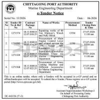 Procurement of Main Engine Control Lever and related service for CPA Vessel MT Kandari-01