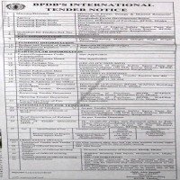 Supply Tender
