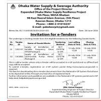 Supply & Installation of Submersible Pump-Motor (Package I)