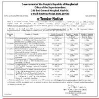 Procurement of Surgical Instrument F.Y-2026-2027 Lot-1 at 250 Bedded General Hospital, Kushtia