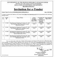 Procurement of MSR Medicine Non EDCL F.Y-2026-2027 Lot-1 at 250 Bedded General Hospital, Kushtia.