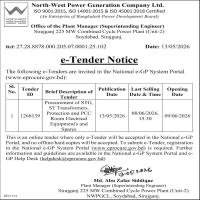 Procurement of STG, ST Transformers, Protection and PCC Room Electrical Equipment's and Spares