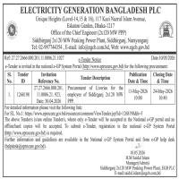 Procurement of Liveries for the employee of Siddhirganj 2x120 MW PPP.