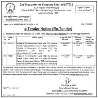 Supply of Fire Extinguisher Agents (ABC Dry Chemical Powder, Carbon Dioxide, and AFFF Foam) and Refilling, Painting & Maintenance of Existing GTCL Fire Extinguishers Under Part-B.