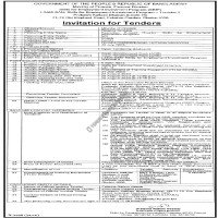 Supply Tender