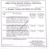 Supply Tender