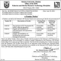 Supply and installation of biochemistry and molecular biological Instrument