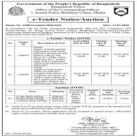 Auction of Jute and Plastic Sacks