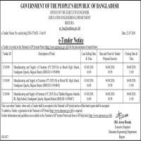 Manufacturing and Supply of Furniture at Bizrul BL High School (RMS ID # 1054043)