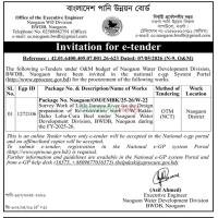 Online procurement via Open Tendering Method