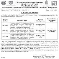Procurement of chemicals for the One Health Institute laboratory (Phase-I).
