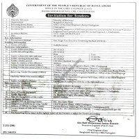 Supply Tender